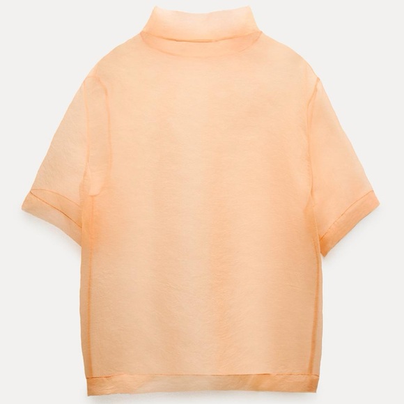 ZARA ORGANZA TOP SIZE M & MIDI SKIRT SIZE L - Picture 9 of 12